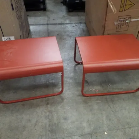BOWIE SIDE TABLES - RED (SET OF 2)