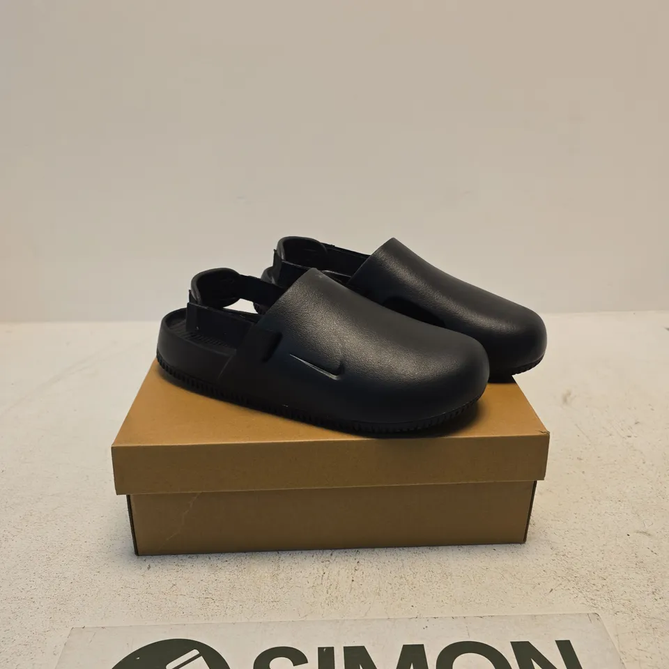 NIKE CALM MULE – BLACK, UK 11 – BOXED