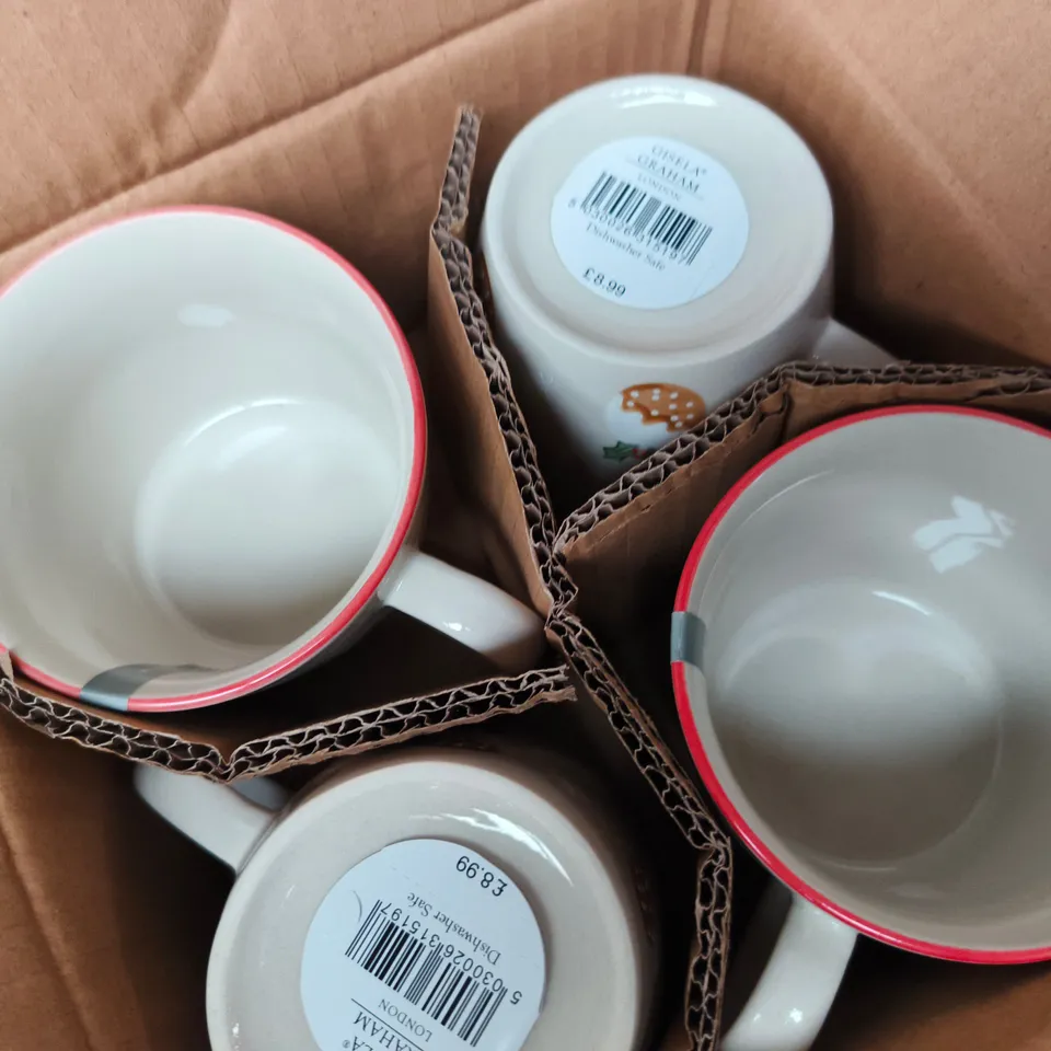 APPROXIMATELY 24 GISELA GRAHAM CHRISTMAS PUDDING MUGS