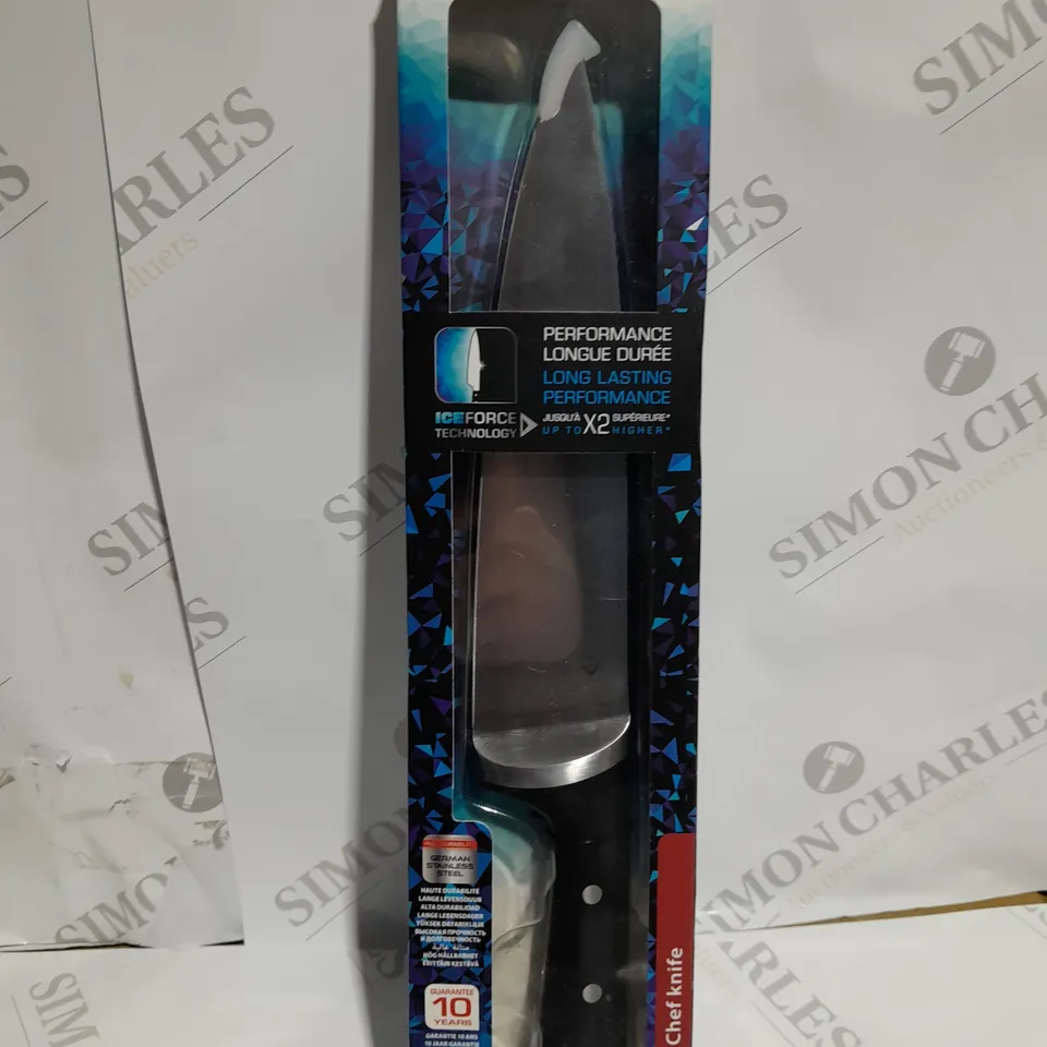 TEFAL ICE FORCE STAINLESS STEEL CHEF KNIFE