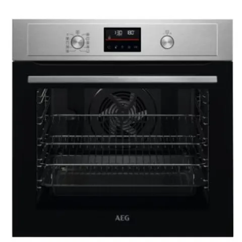 AEG BPX53506EB MULTIFUNCTION OVEN WITH PYROLYTIC CLEANING, 9 FUNCTIONS, RETRACTABLE ROTARY CONTROLS