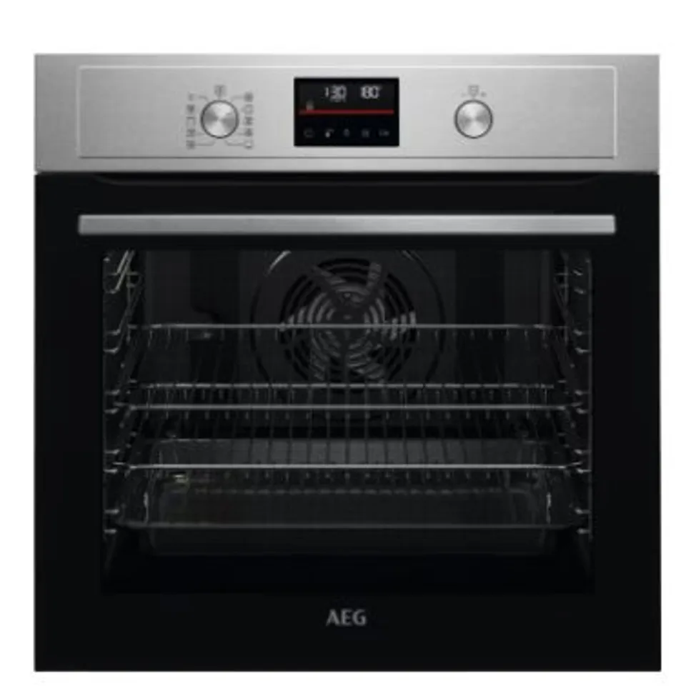 AEG BPX53506EB MULTIFUNCTION OVEN WITH PYROLYTIC CLEANING, 9 FUNCTIONS, RETRACTABLE ROTARY CONTROLS