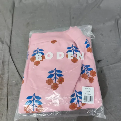 BAGGED KIDS BODEN FLORAL JUMPER - SIZE 11/12 YRS