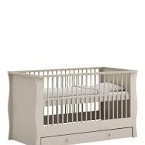 BOXED LITTLE ACORNS CELESTE COT-BED CASHMERE & GREY-ASH - 70 x 140cm (2 BOXES)