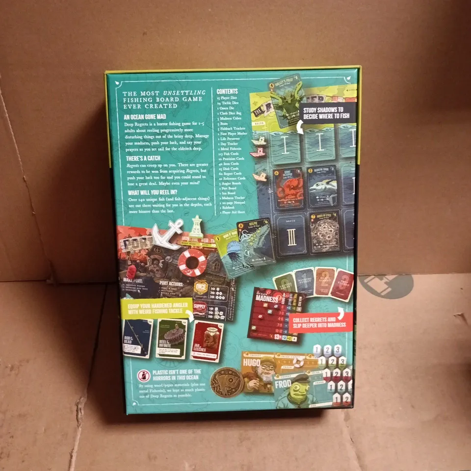 DEEP REGRETS: AN UNFORTUNATE FISHING BOARD GAME (BOXED)