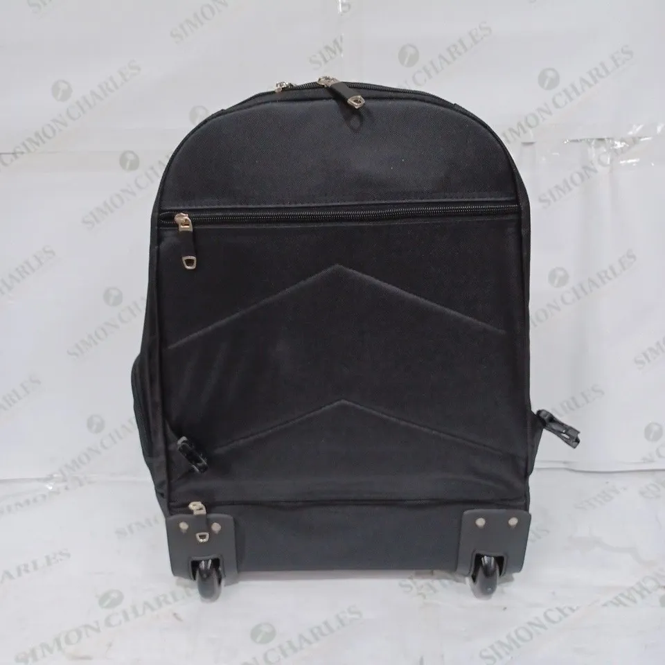 ARIANA TROLLEY BACKPACK RT-633 BLACK // SIZE: 19 "