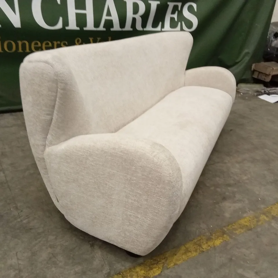 DANETTI EVELYN NATURAL CHUNKY WEAVE 3 SEATER SOFA RRP £1399