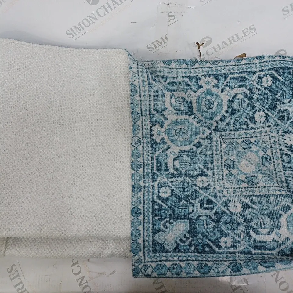 ALISON CORK INDOOR/OUTDOOR CHINOISERIE RUG BLUE/WHITE 140X200CM