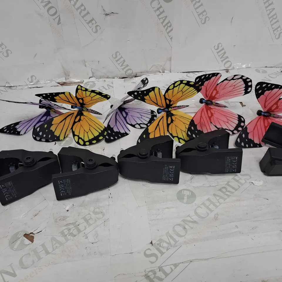 LUXFORM SOLAR 6-SET FIBER BUTTERFLY WITH CLIP 