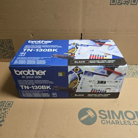 4 X BOXED BROTHER TN-130BK TONER CARTRIDGES 