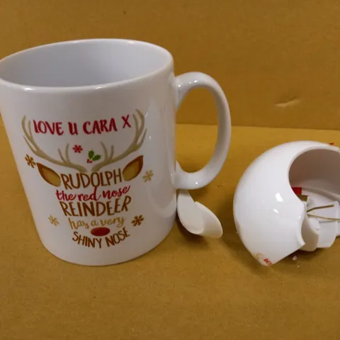 RUDOLPH THE RED-NOSED REINDEER BONE CHINA MUG