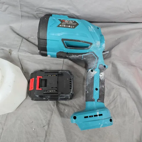 CORDLESS FOAM SPRAYER WITH BATTERY PACK – BLUE POWER TOOL (USED)