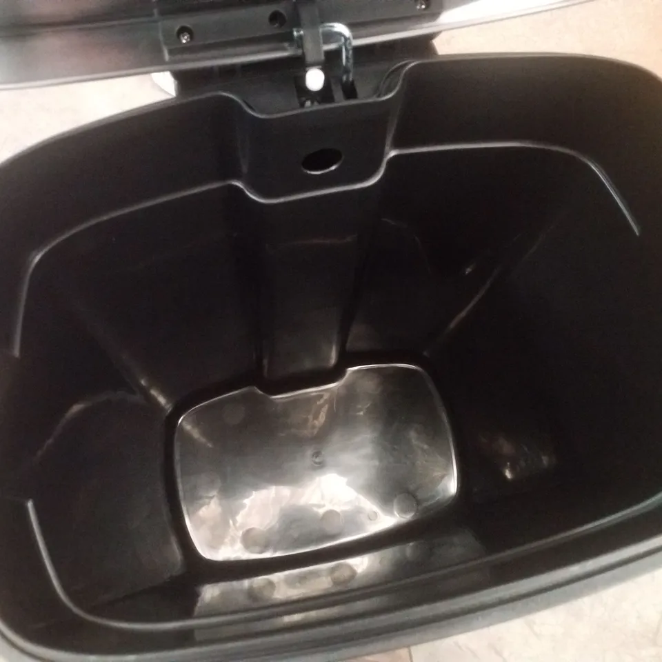 BOXED 50L STAINLESS STEEL STEP OPEN TRASH CAN
