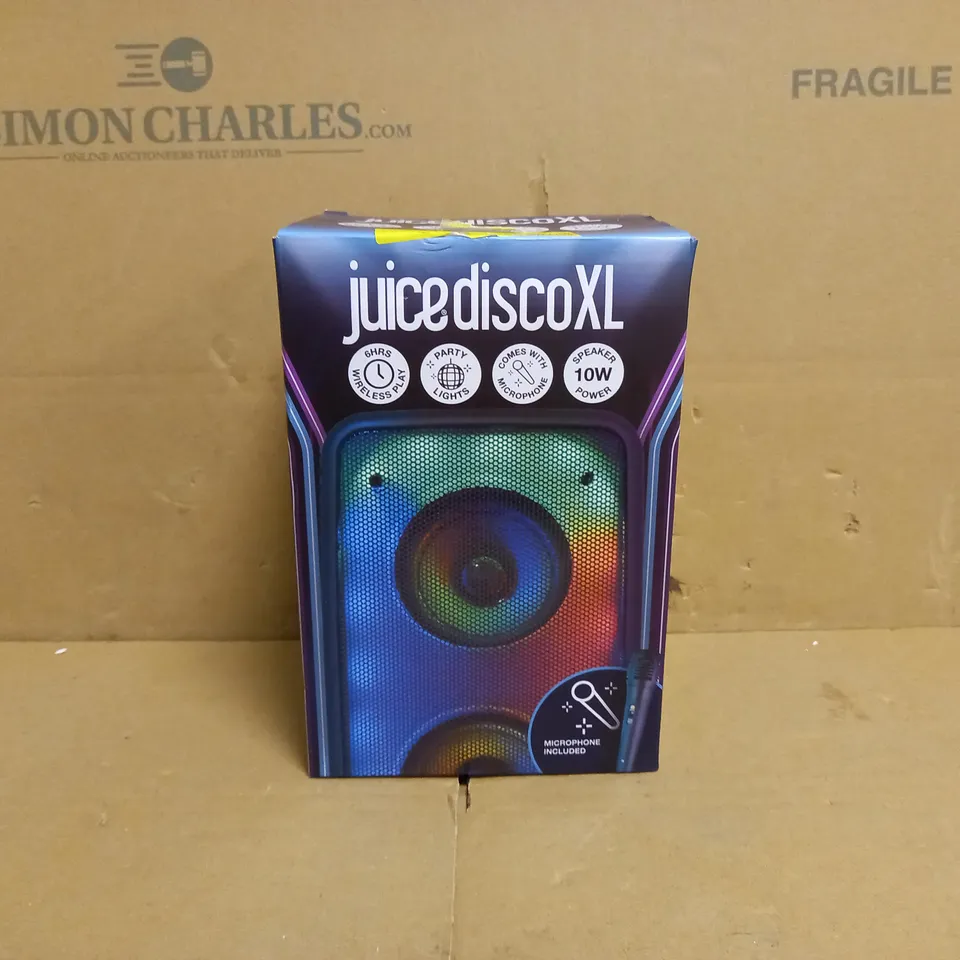 JUICE DISCO XL KARAOKE SET WITH MICROPHONE