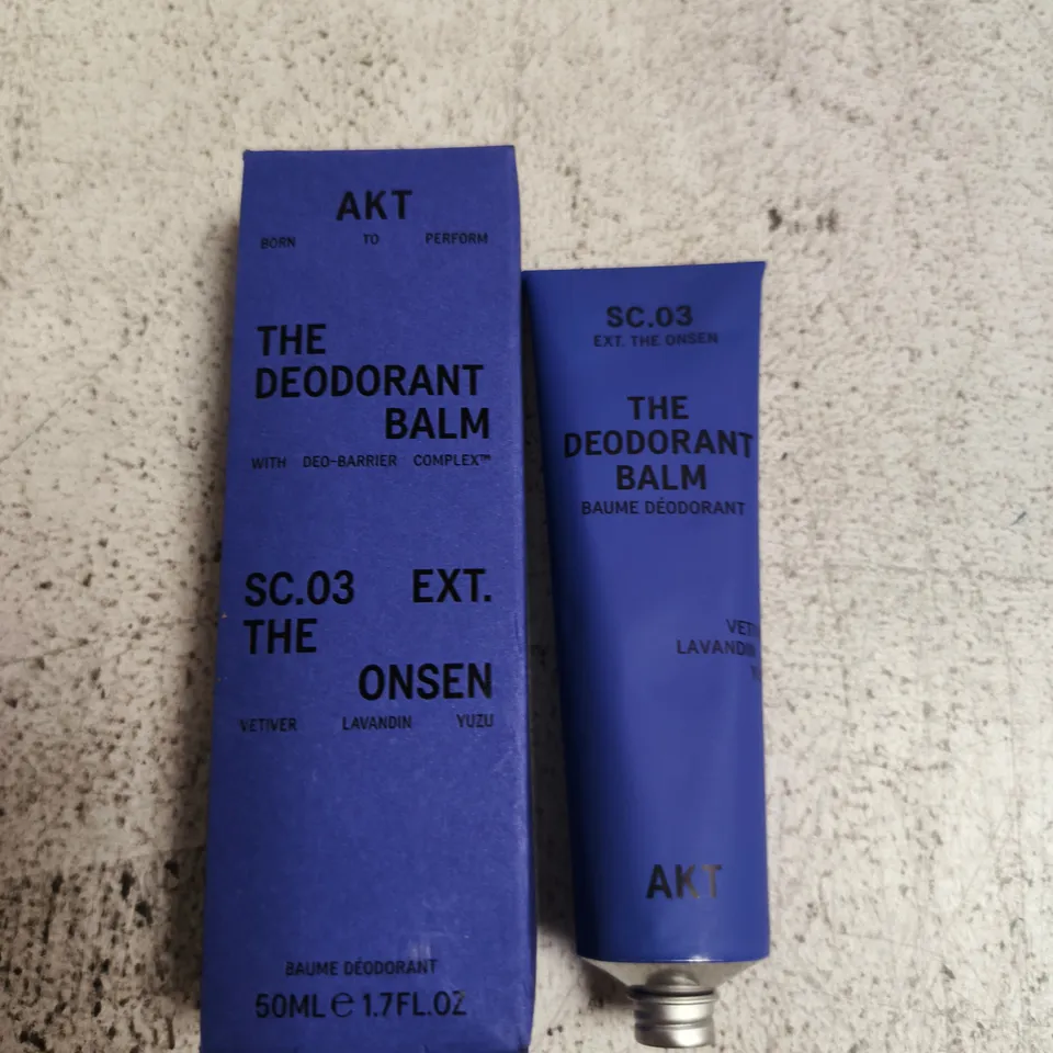 AKT THE DEODORANT BALM SC.03 THE ONSEN – VETIVER, LAVANDIN & YUZU (50ML)