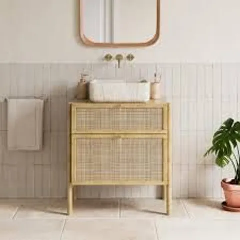 BOXED ARDEN BAMBOO VANITY UNIT