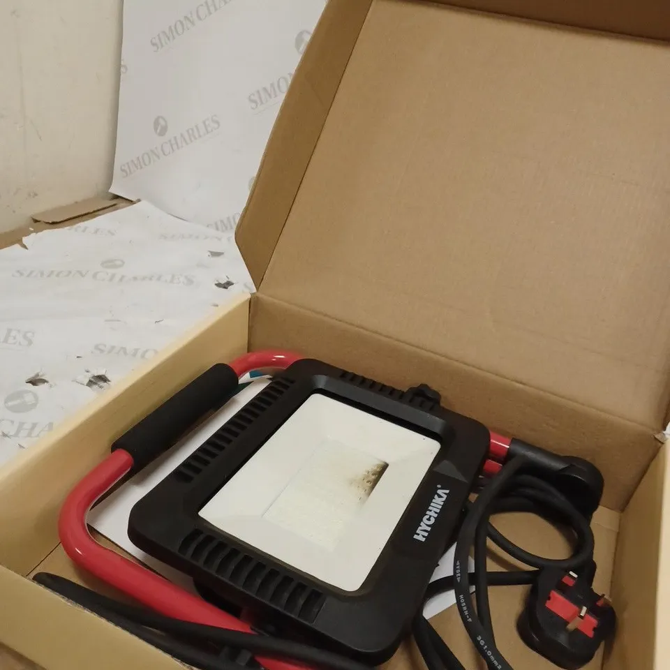 HYCHIKA LED WORK LIGHT 50W, TWO BRIGHTNESS MODE JOB SITE LIGHT