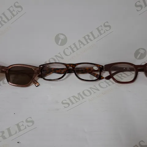HUMMINGBIRD SUNGLASSES AND READING GLASSES IN TAN