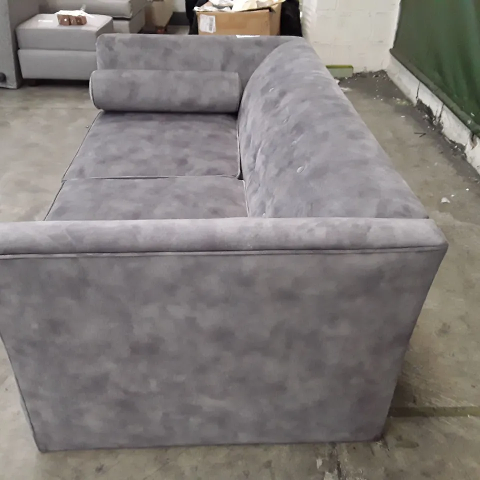 QUALITY DESIGNER GASTARD 2 SEATEF SOFA - GREY FABRIC