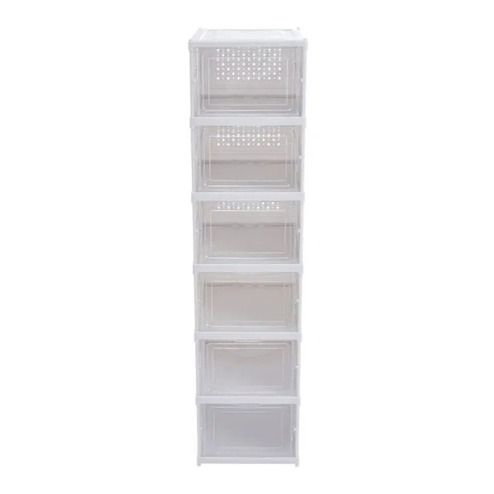 BOXED 6 PAIR SHOE RACK (1 BOX)