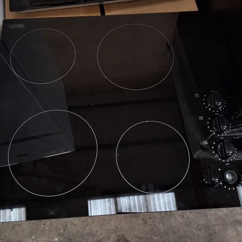 LOGIK LCHOBKN23 59 CM ELECTRIC CERAMIC HOB - BLACK