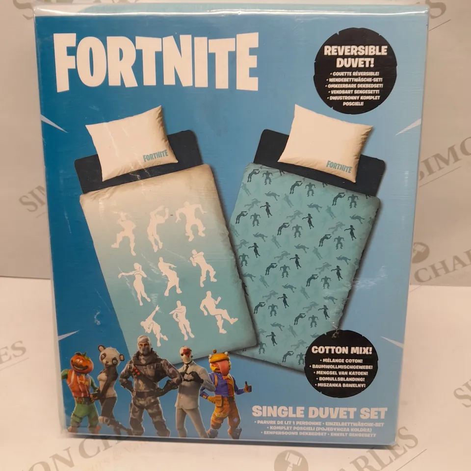 THREE BRAND NEW FORTNITE REVERSIBLE DUVER SINGLE DUVET SET