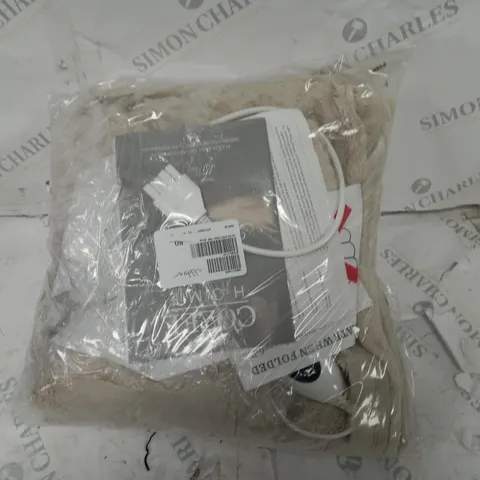COZEE HOME HEATED BLANKET IN STONE