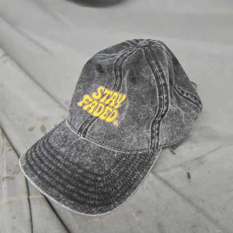 DENIM BASEBALL CAP – STAY FADED PATCH, ONE SIZE, BLACK