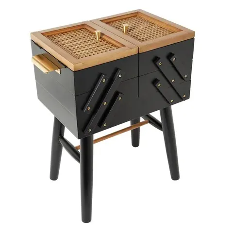 BOXED FRANCO CANTILEVER STANDING SEWING BOX BLACK (1 BOX)