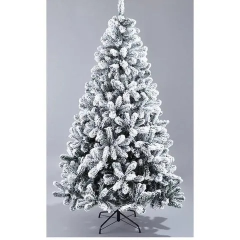 BOXED FLOCKED 6FT EMPEROR TREE - COLLECTION ONLY 