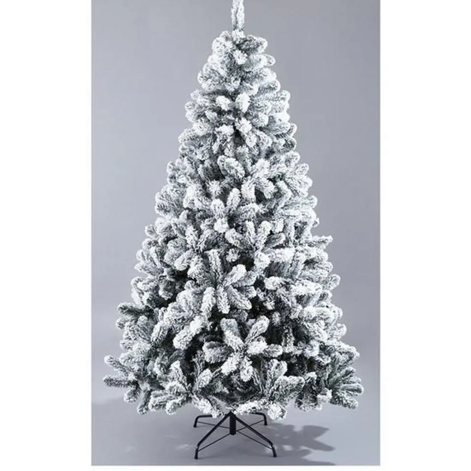 BOXED FLOCKED 6FT EMPEROR TREE - COLLECTION ONLY  RRP £109.99