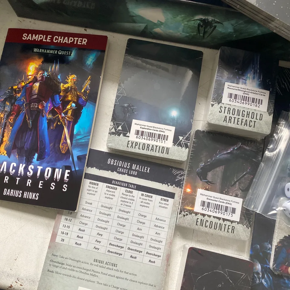 WARHAMMER QUEST - BLACKSTONE FORTRESS DARK QUESTS IN THE 41ST MILLENNIUM RPG GAME