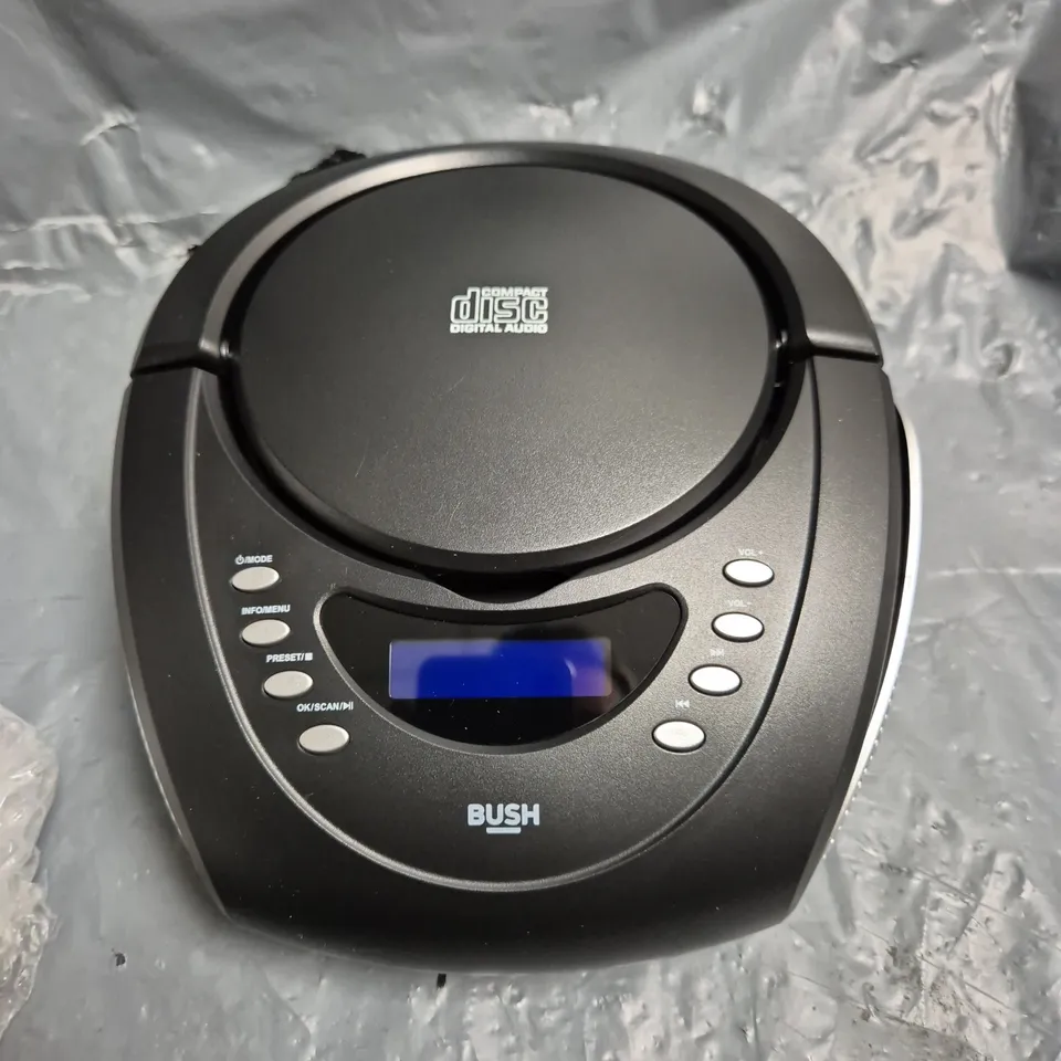 BOXED BUSH CARNABY DAB+ CD BOOMBOX BLACK CD977D