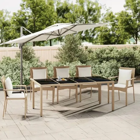 BOXED RECTANGULAR 8 - PERSON 190CM L OUTDOOR TABLE