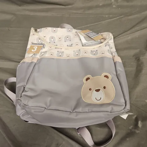 BABY ESSENTIALS DIAPER BACKPACK - 7 POCKET