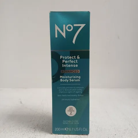 NO7 PROTECT & PERFECT INTENSE ADVANCED MOISTURISING BODY SERUM (200ML)
