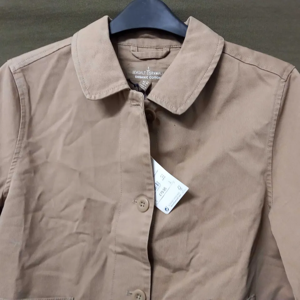 SEASALT CORNWALL COOMBE LANE JACKET IN BISQUE - UK 10