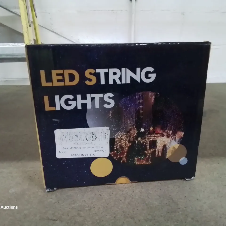 A BOX OF LED STRING LIGHTS 