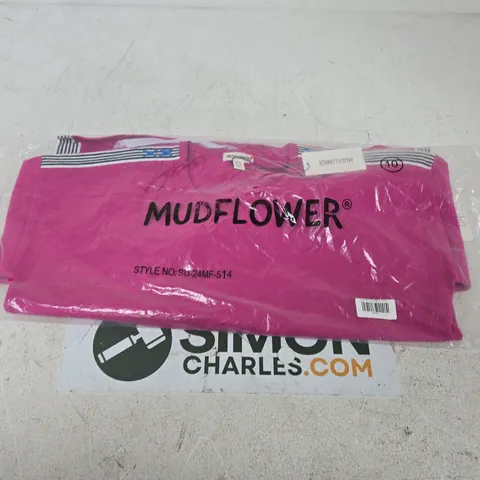 MUDFLOWER WOMEN'S PINK KNIT JUMPER– UK 10 (EU 38, US 6)