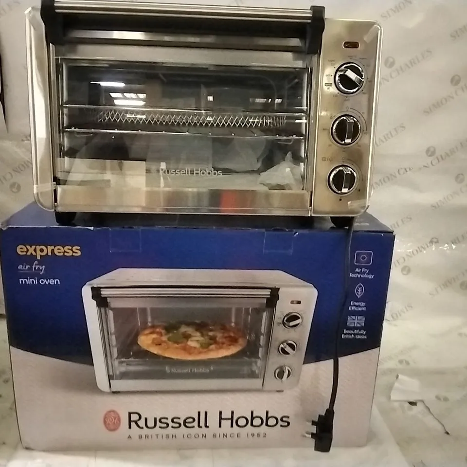 BOXED RUSSELL HOBBS AIR FRY MINI OVEN
