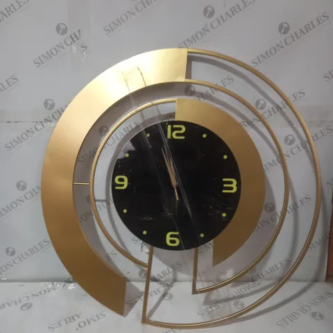 UNBRANDED GOLDEN OUTDOOR CLOCK 