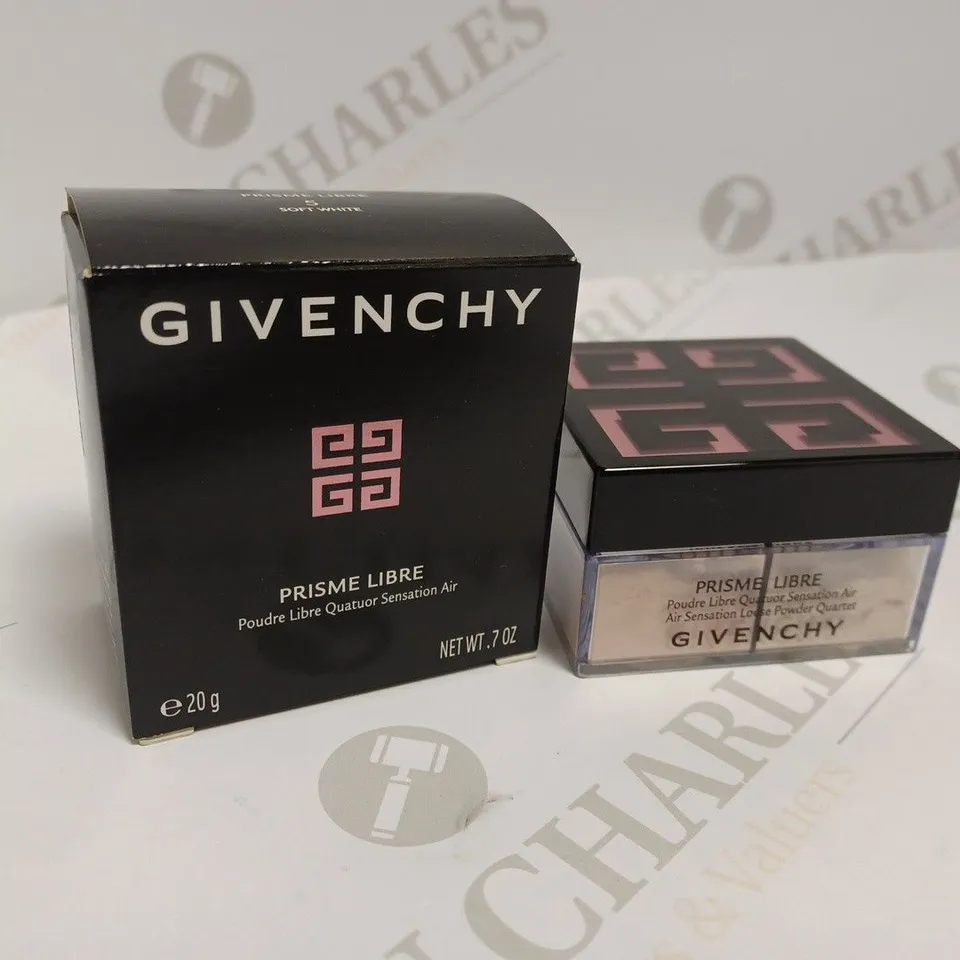 APPROXIMATELY 10 X GIVENCHY PRISME LIBRE AIR SENSATION LOOSE POWDER QUARTET - #5 SOFT WHITE 