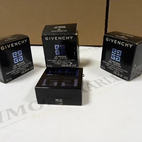 LOT OF APPROX 3 GIVENCHY LE PRISM BLUE COLLECTION