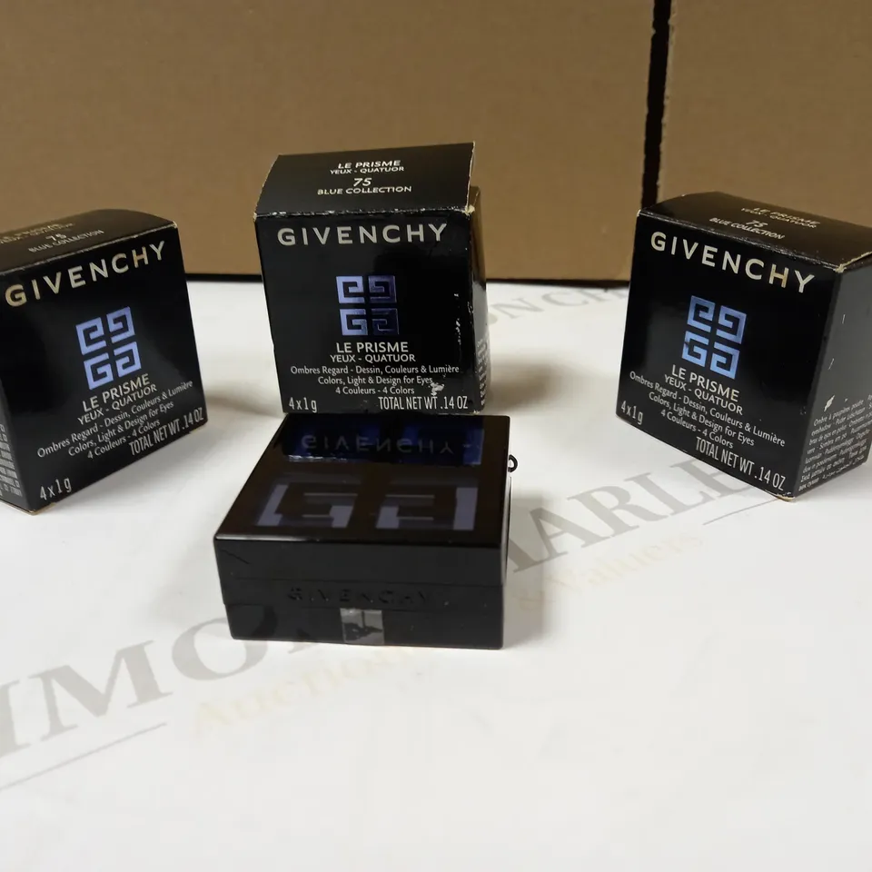 LOT OF APPROX 3 GIVENCHY LE PRISM BLUE COLLECTION