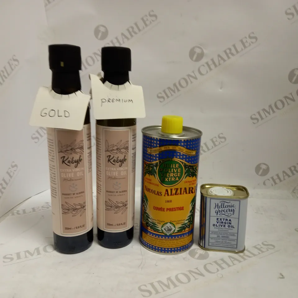 LOT OF 4 PACKS OF LUXURY EXTRA VIRGIN OLIVE OIL