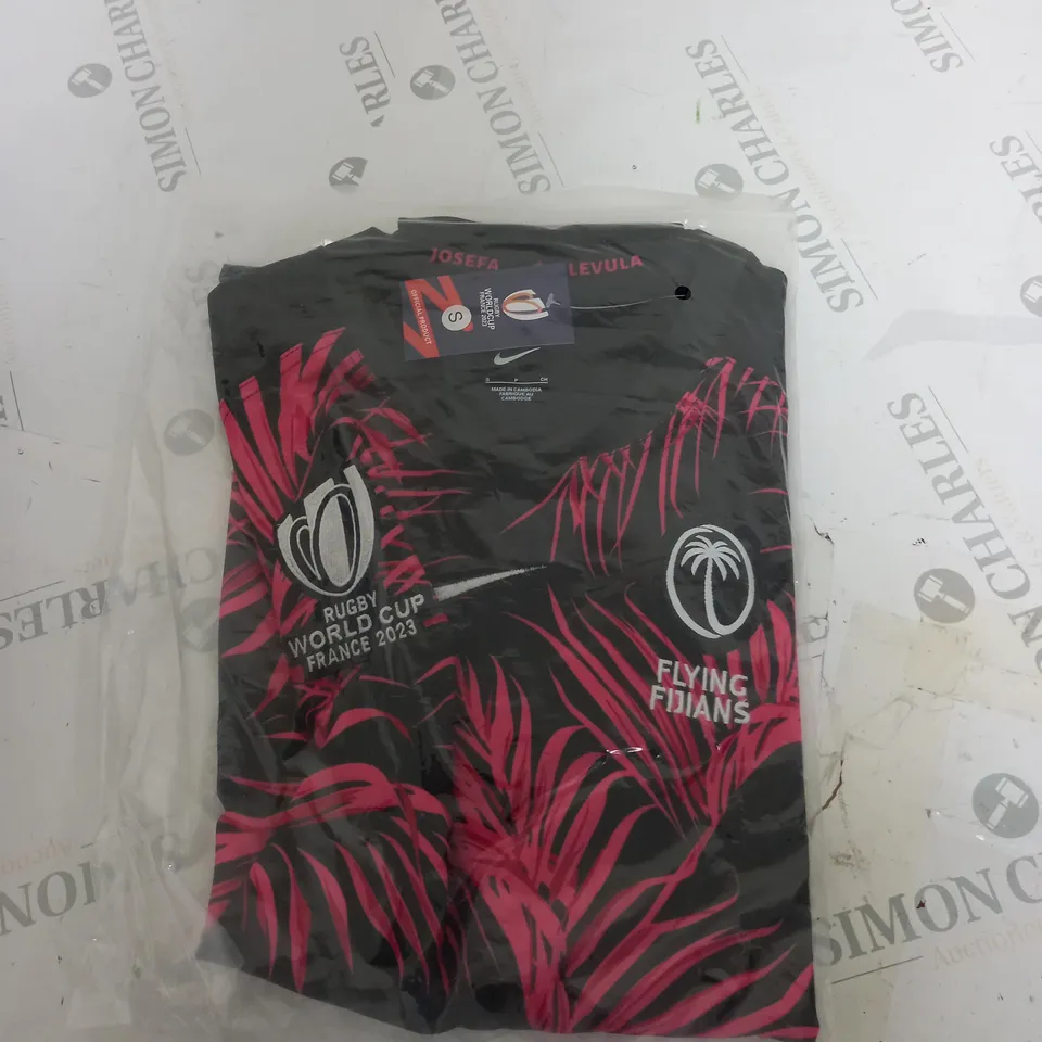 RUGBY UNION FLYING FIJIANS TOP SIZE S 