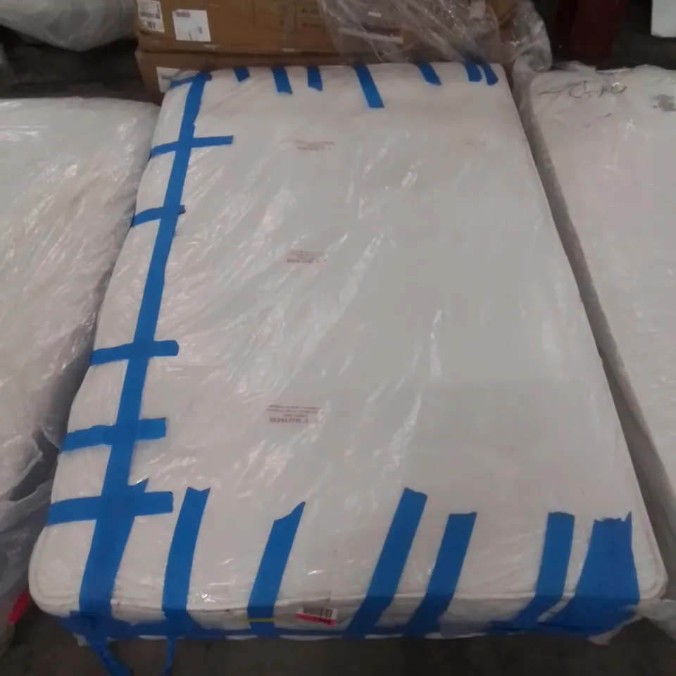 QUALITY BAGGED FOLINO HILTON DEEP OPEN COIL 4FT SMALL DOUBLE MATTRESS 