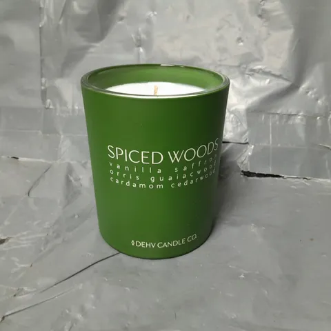 BOXED DEHV CANDLE CO SPICED WOOD 