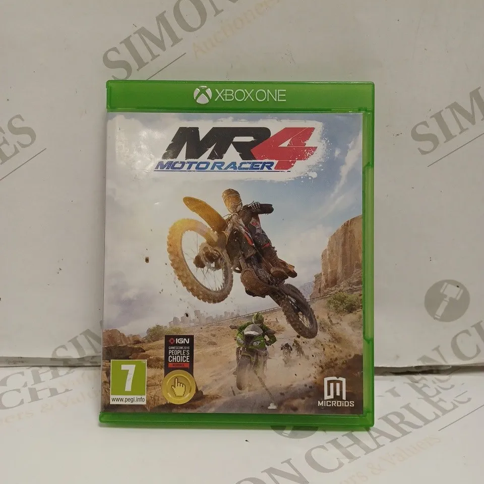 XBOX ONE MR4 MOTORACER VIDEO GAME.
