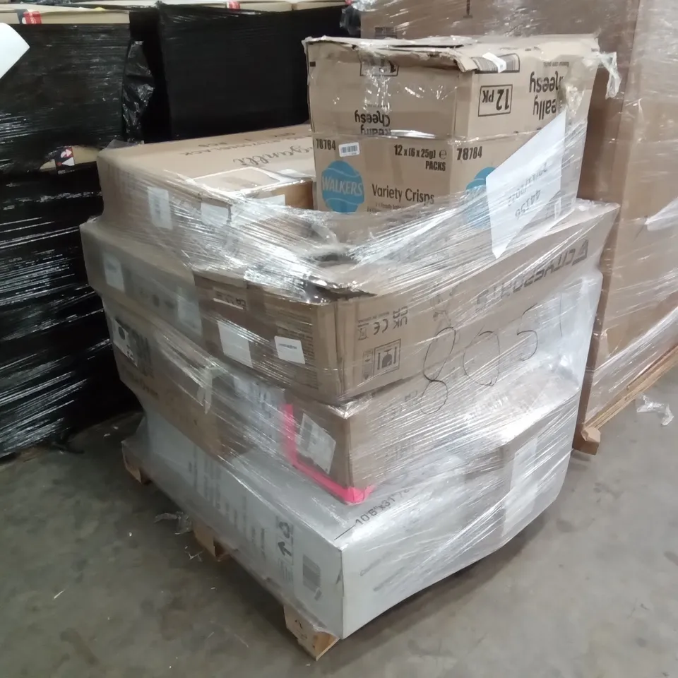 PALLET OF ASSORTED ITEMS INCLUDING CITYSPORTS EXERCISE BIKE, FRESH GRILLS PIZZA OVEN, VESGANTTI, INFLATABLE STAND PADDLEBOARD